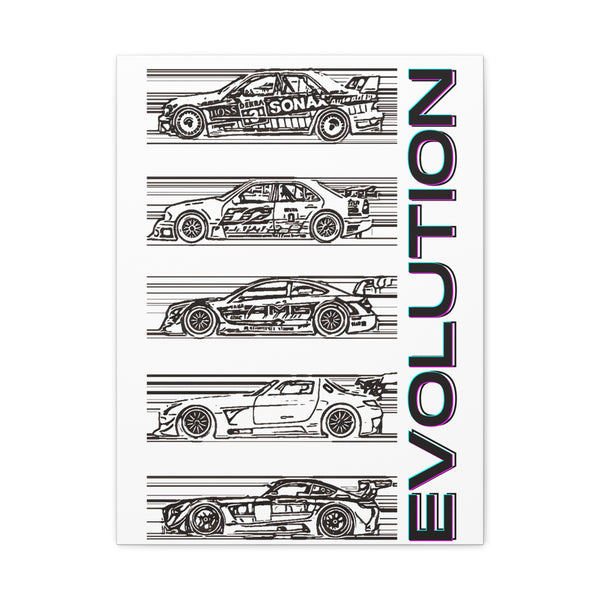 "EVOLUTION" AMG Racing Canvas Print