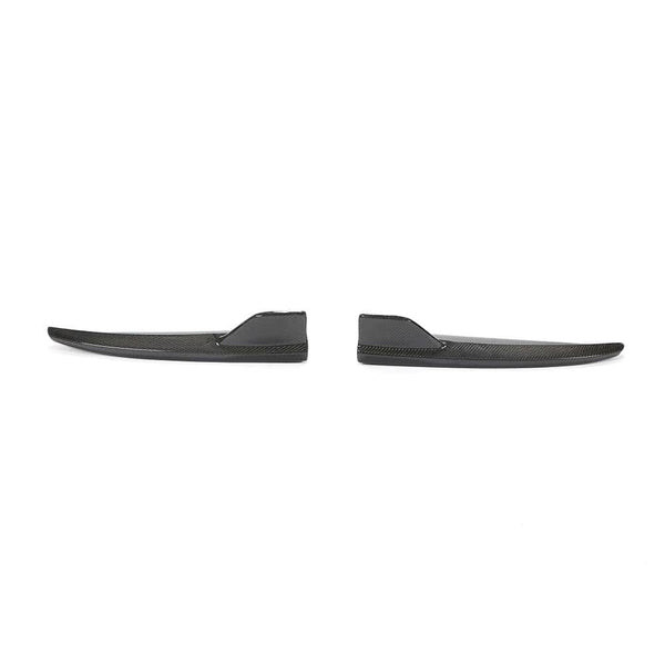 C Class W205 Carbon Fiber Rear Bumper Lip Splitters