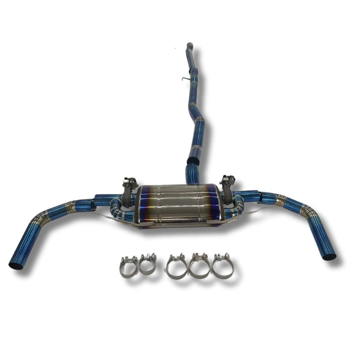 CLA35 118 titanium exhaust