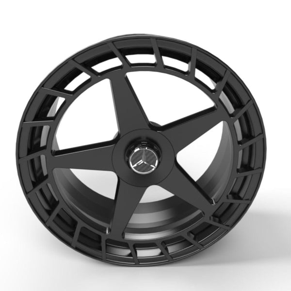 Black wheels for W204 AMG C63