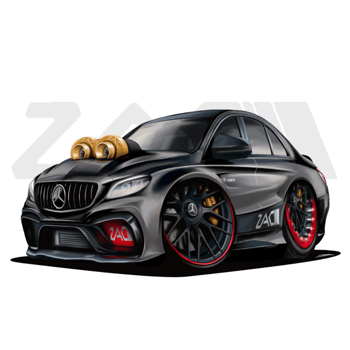 AMG C63 sticker merchandise